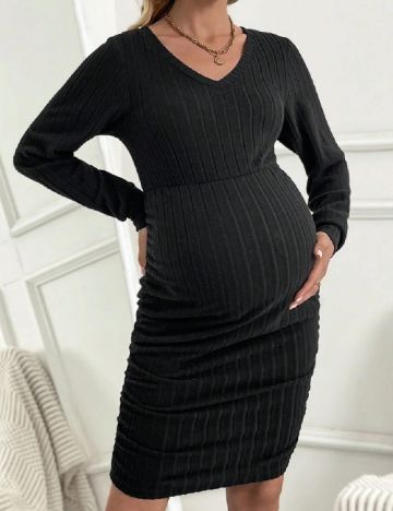 Rochie scurta SHEIN Maternity, negru