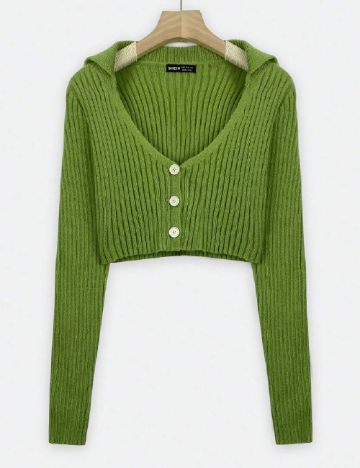 Cardigan SHEIN, verde