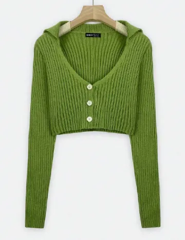 Cardigan SHEIN, verde Verde