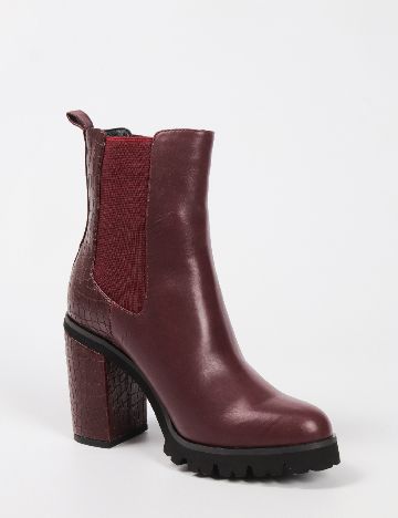 Botine SuperTrash, visiniu