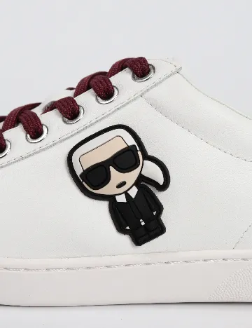 Adidasi KARL LAGERFELD, alb Alb