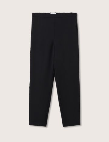 Pantaloni Mango Violeta, negru