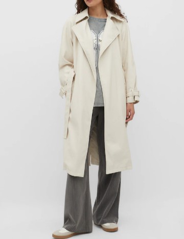 Trench Stradivarius, ecru