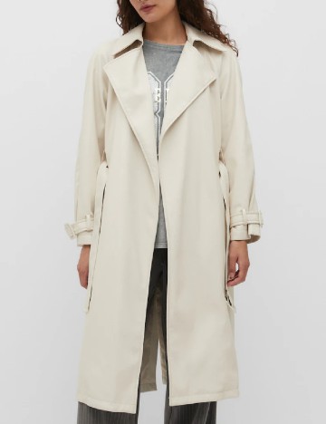 Trench Stradivarius, ecru