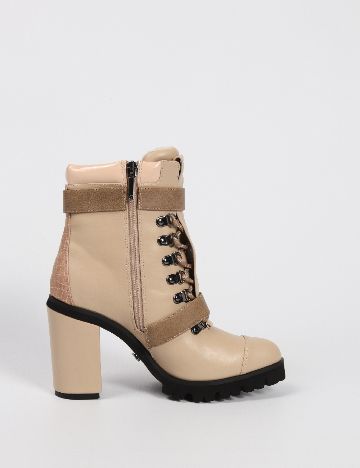 Botine SuperTrash, crem