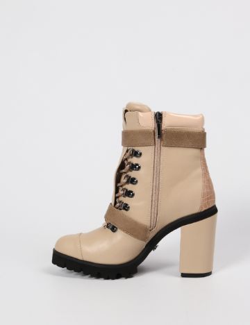 Botine SuperTrash, crem