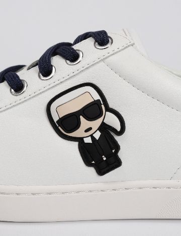 Adidasi KARL LAGERFELD, alb