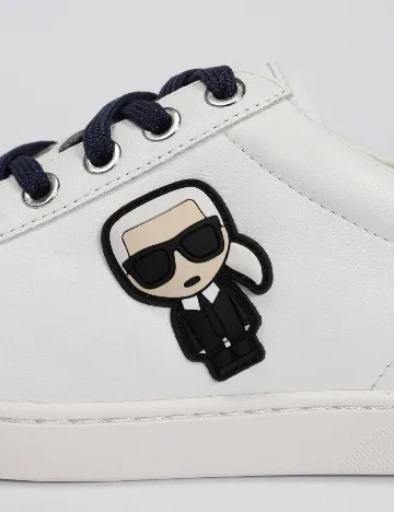 Adidasi KARL LAGERFELD, alb Alb