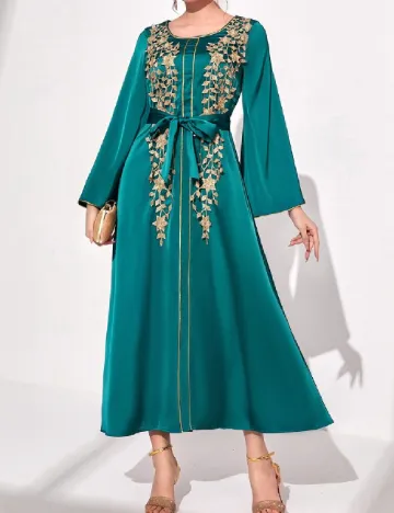 Rochie lunga SHEIN, turcoaz Verde