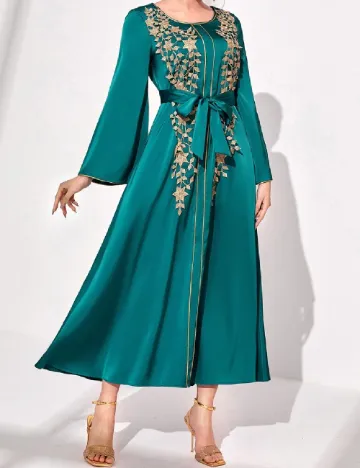 Rochie lunga SHEIN, turcoaz Verde