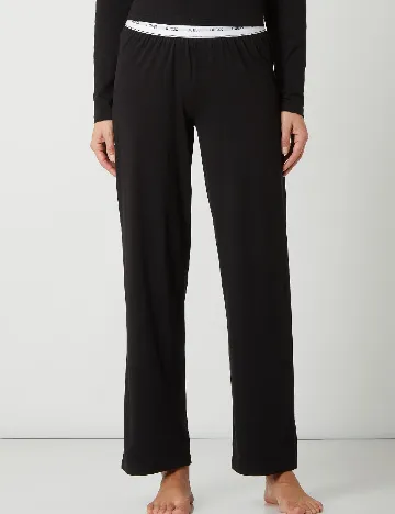 Pantaloni de pijama Guess, negru Negru