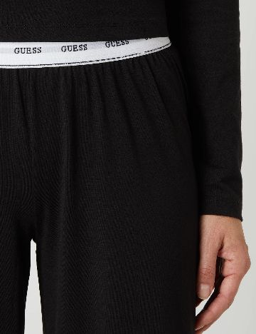 Pantaloni de pijama Guess, negru