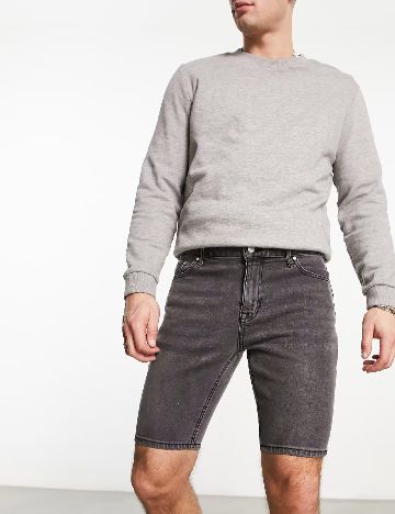 Pantaloni scurti ASOS, gri