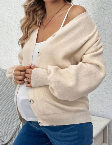 Cardigan SHEIN Maternity, crem