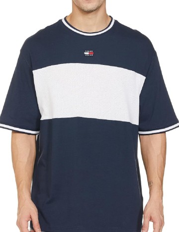 Tricou Tommy Jeans, bleumarin