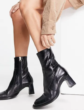 Botine ASOS, negru Negru