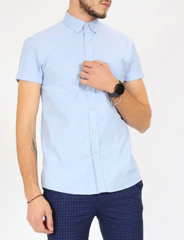 Camasa Topman, albastru Albastru