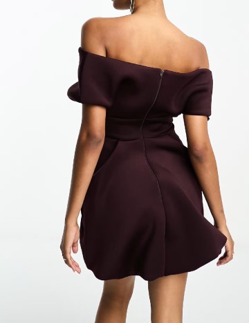 Rochie scurta ASOS, pruna