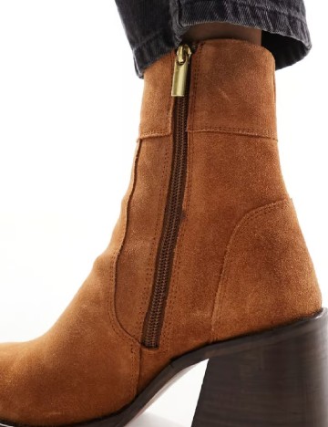 Botine ASOS, maro