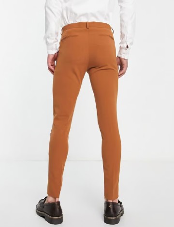 Pantaloni ASOS, caramiziu