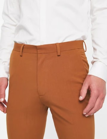 Pantaloni ASOS, caramiziu