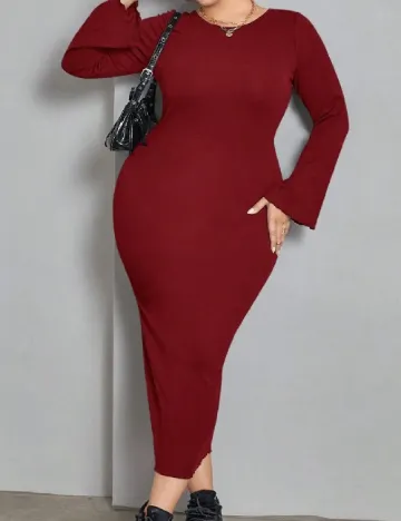 Rochie lunga SHEIN CURVE, rosu Rosu