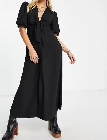 Rochie lunga ASOS, negru Negru