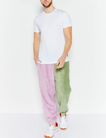 Pantaloni ASOS, roz/verde