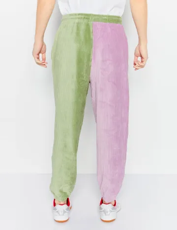 Pantaloni ASOS, roz/verde Verde