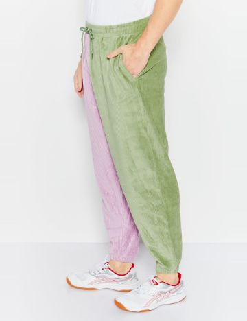 Pantaloni ASOS, roz/verde