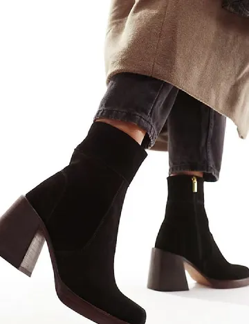 Botine ASOS, negru Negru