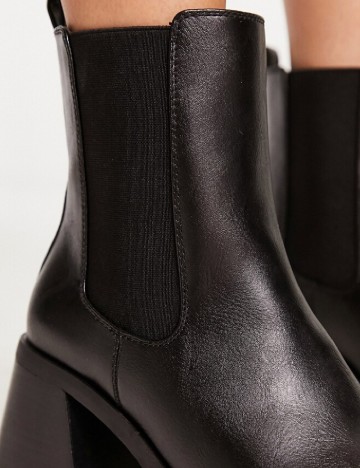 Botine Topshop wide fit, negru