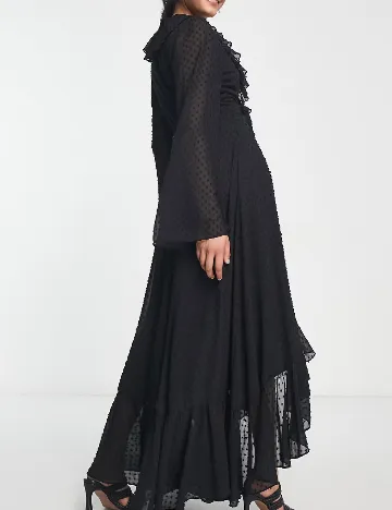 Rochie lunga ASOS, negru Negru