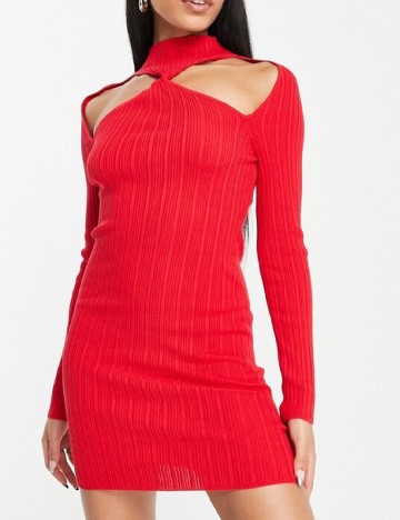 Rochie scurta ASOS, rosu