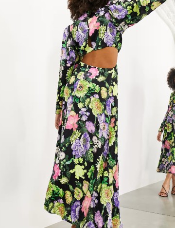 Rochie lunga ASOS, floral print