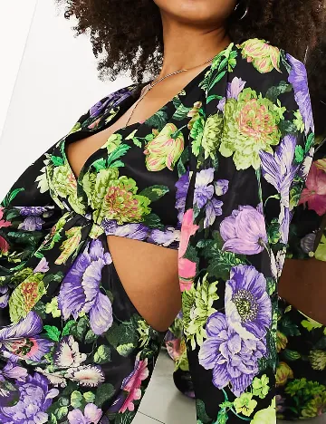 Rochie lunga ASOS, floral print
