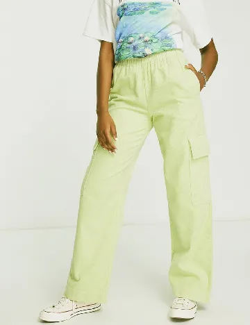 Pantaloni ASOS, verde Verde