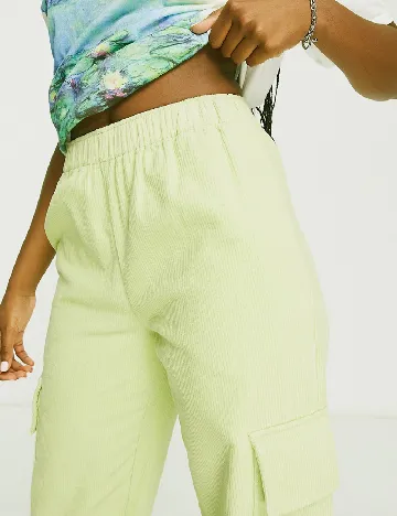 Pantaloni ASOS, verde Verde