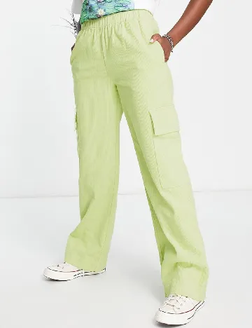 Pantaloni ASOS, verde Verde