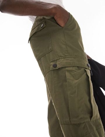 Pantaloni Topman, verde