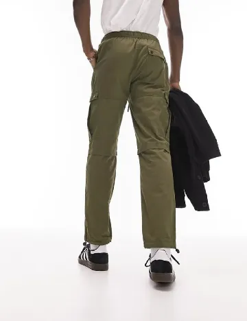 Pantaloni Topman, verde Verde