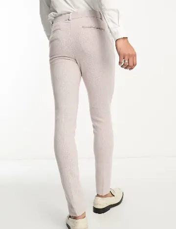 Pantaloni ASOS, gri Galben