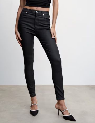 Pantaloni Mango, negru