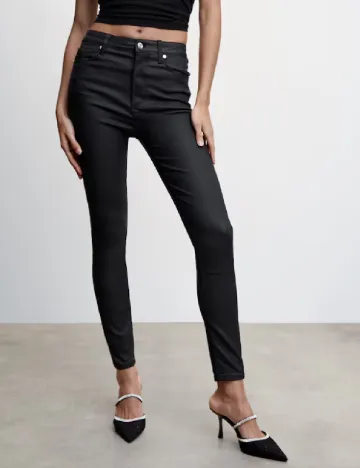 Pantaloni Mango, negru Negru