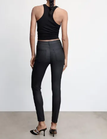 Pantaloni Mango, negru Negru