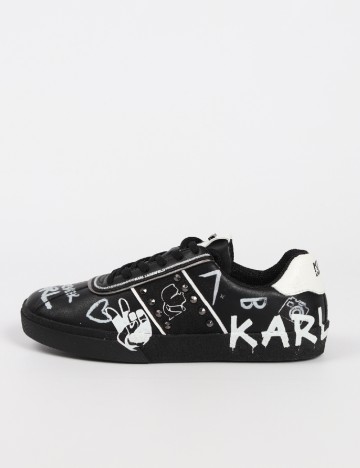 Adidasi KARL LAGERFELD, negru