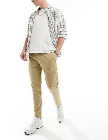 Pantaloni Pull&Bear, bej