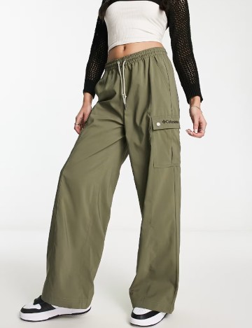 Pantaloni Columbia, verde