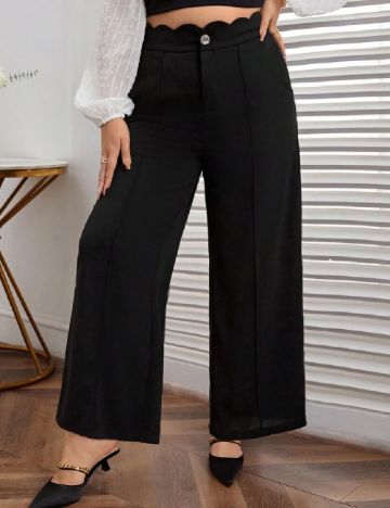 Pantaloni SHEIN CURVE, negru