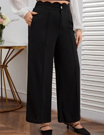 Pantaloni SHEIN CURVE, negru